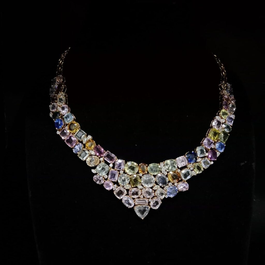 Butta Bomma Jewellery Diamond stone necklace